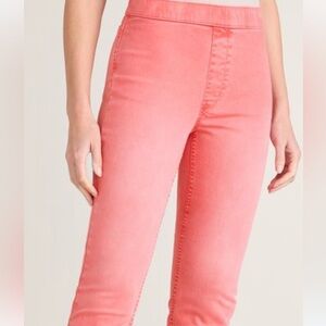 Soft Surroundings Coral Pull On Jeans. Size 2X